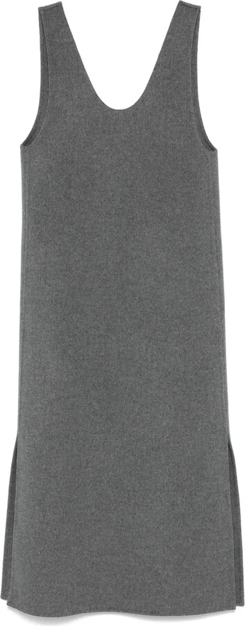 Carven Open-Back Silk Dress - ShopStyle