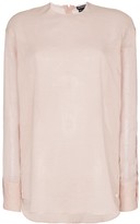 Thumbnail for your product : Ann Demeulemeester High Neck Side Button Top