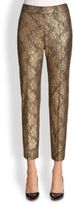 Thumbnail for your product : St. John Metallic Lace Trousers