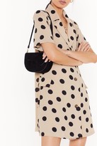 Thumbnail for your product : Nasty Gal Womens Polka Dot Your Baby Mini Shirt Dress - Beige - 8