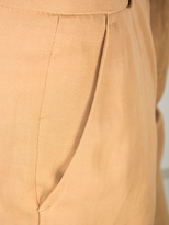 Thumbnail for your product : Choies Khaki Large-sized High Waist Wide Leg Pants