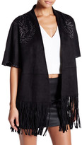 Thumbnail for your product : Ark & Co Fringe Suede Jacket