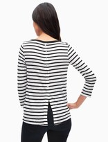Thumbnail for your product : Splendid Cerine Stripe Button Back Top