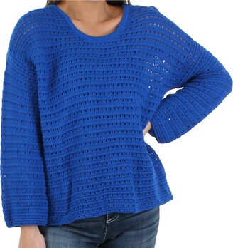 Style&Co. Womens Pointelle Sweater Boatneck Pullover Sweater
