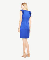 Thumbnail for your product : Ann Taylor Ruffle Sleeve Shift Dress