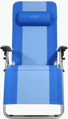 Kamp-Rite Outdoor Folding Reclining Zero Gravity Chair w/ Headrest Pillow