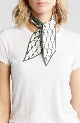 TORY BURCH｜SCARVES (ROPE LOGO NECKERCHIEF (157354-400)) 토리버치(Tory Burch) | 270245 TORY BURCH ROPE LOGO