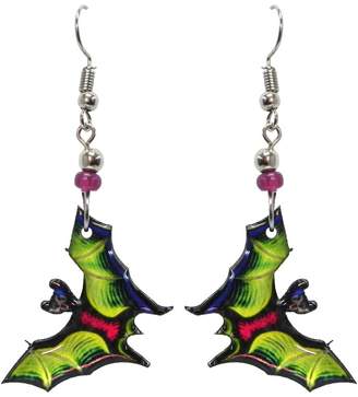 Mia Jewel Shop Spooky Halloween Bat Earrings