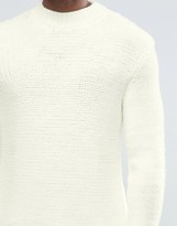 Thumbnail for your product : Pull&Bear Soft Feel Jumper In Off White