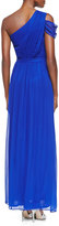 Thumbnail for your product : Laundry by Shelli Segal One-Shoulder Gown W/ Beaded Waist