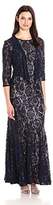 Thumbnail for your product : Alex Evenings Women's Long Gown Lace-Paneled Skirt Bolero Jacket