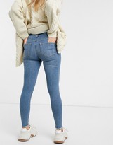 Thumbnail for your product : Pieces Delly high waisted skinny jeans