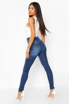 Thumbnail for your product : boohoo Super High Waist Power Stretch Skinny Jeans