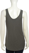 Thumbnail for your product : James Perse Ribbed Slub-Knit Tank Top, Alligator