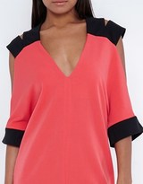 Thumbnail for your product : Lipsy Hedonia Oversized Dress With Contrast Panels