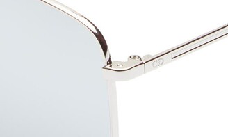 Christian Dior 58mm Mirrored Navigator Sunglasses