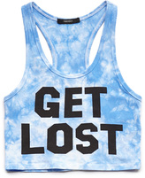 Thumbnail for your product : Forever 21 Get Lost Tie-Dye Crop Top