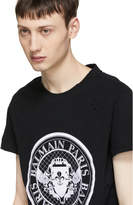 Thumbnail for your product : Balmain Black Logo Coin T-Shirt