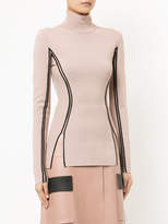 Thumbnail for your product : Dion Lee density ladder knit top