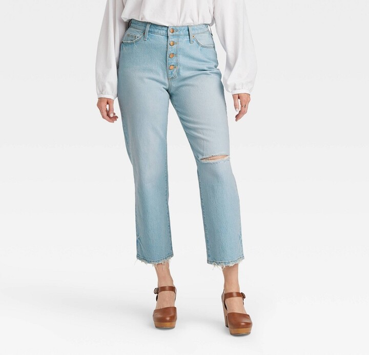 Universal Thread Women's Curvy Fit HighRise Vintage Straight Jeans