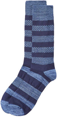 Perry Ellis Men Colorblocked Socks