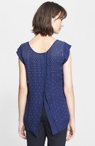 Thumbnail for your product : Rebecca Taylor Embellished Silk Top