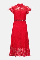 Thumbnail for your product : Coast Belted Lace Shirt Dress