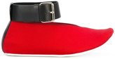Thumbnail for your product : MSGM buckle strap ballerina shoes