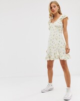 Thumbnail for your product : Free People Like A Lady printed mini dress