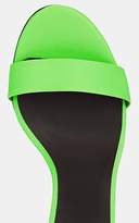 Thumbnail for your product : Barneys New York Women's Leather Ankle-Strap Sandals - Green