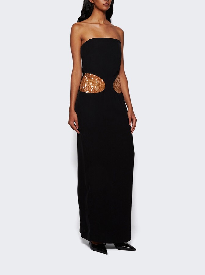 Borough Strapless Gown Black