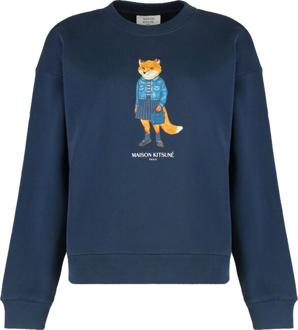 Kitsune Tricolor Fox Kitsune Sweatshirt Tricolor Fox Patch