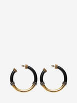 Thumbnail for your product : Alexander McQueen Resin Hoop Earrings