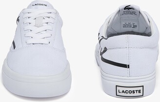 Lacoste Women's Jump Serve Lace Canvas Logo Signature Sneakers