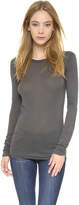 Thumbnail for your product : Enza Costa Bold Long Sleeve Crew Neck Tee