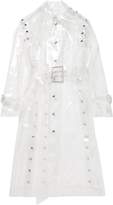 Thumbnail for your product : Thierry Mugler Eyelet-embellished Vinyl Trench Coat