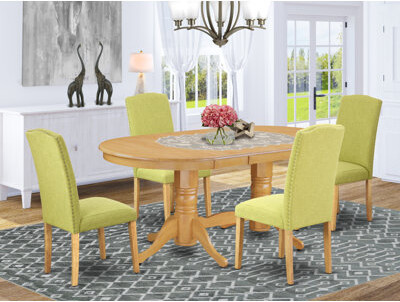 Winston Porter Ayush Butterfly Leaf Rubberwood Solid Wood Dining Set
