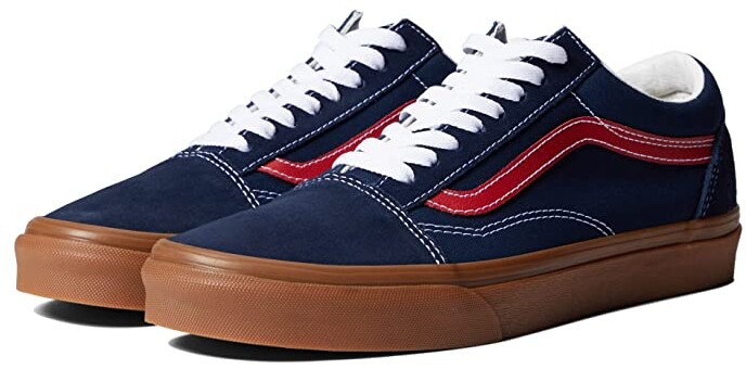 blue white black vans