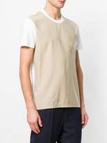 Thumbnail for your product : Ami Paris crewneck T-shirt contrasted fabric front panel
