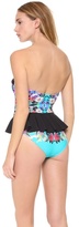Thumbnail for your product : Red Carter Floriculture Peplum One Piece Swimsuit