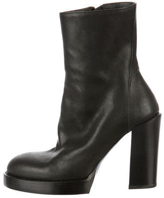 Ann Demeulemeester Leather Boots