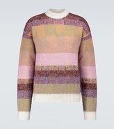 Thumbnail for your product : ERL Mohair-blend striped sweater