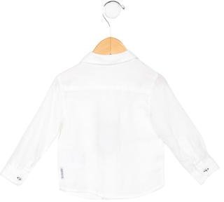 Armani Junior Boys' Linen Button-Up Shirt w/ Tags