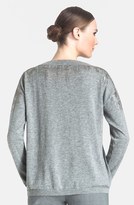 Thumbnail for your product : Lafayette 148 New York Foil Print Wool Sweater