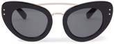 Linda Farrow 'Erdem 7' diamante browline sunglasses