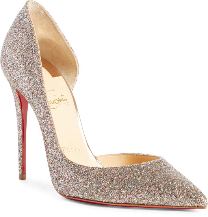 louboutin glitter pumps