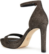 Thumbnail for your product : MICHAEL Michael Kors Margot Glittered Mesh Platform Sandals