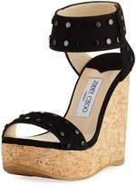 Thumbnail for your product : Jimmy Choo Nelly Cork Platform Wedge Sandal