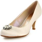 Thumbnail for your product : Shoe Box Haughton Low Heel Satin Wedding Shoes