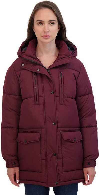 Sebby Juniors' Hooded Parka Puffer Coat